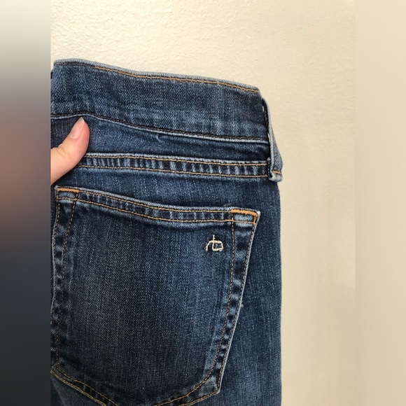 Rag & Bone Women’s 26 Tomboy Distressed Burnley Wash Mid-Rise Skinny Jeans- EUC! - Picture 15 of 15